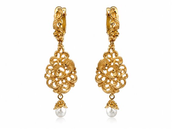 Pendientes Maria e Luisa Jewels Mujer Perle  in Plata Perla OA0091 - OA0091